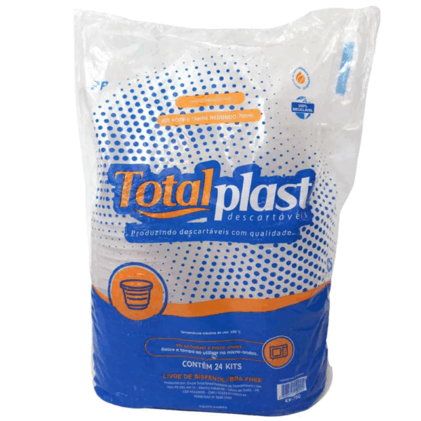 Kit Pote Redondo 750ML -Totalplast- C/24 - Image 2