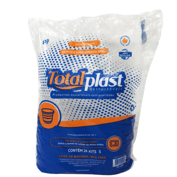 Kit pote redondo - 200ML-1Litro - C/24